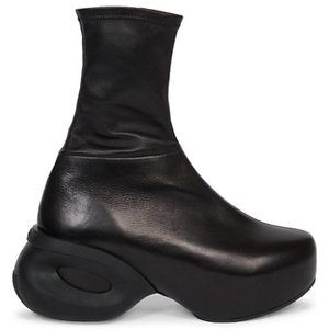 Givenchy G Clog Black Leather Ankle Boots - Size 36, Retail $1,295